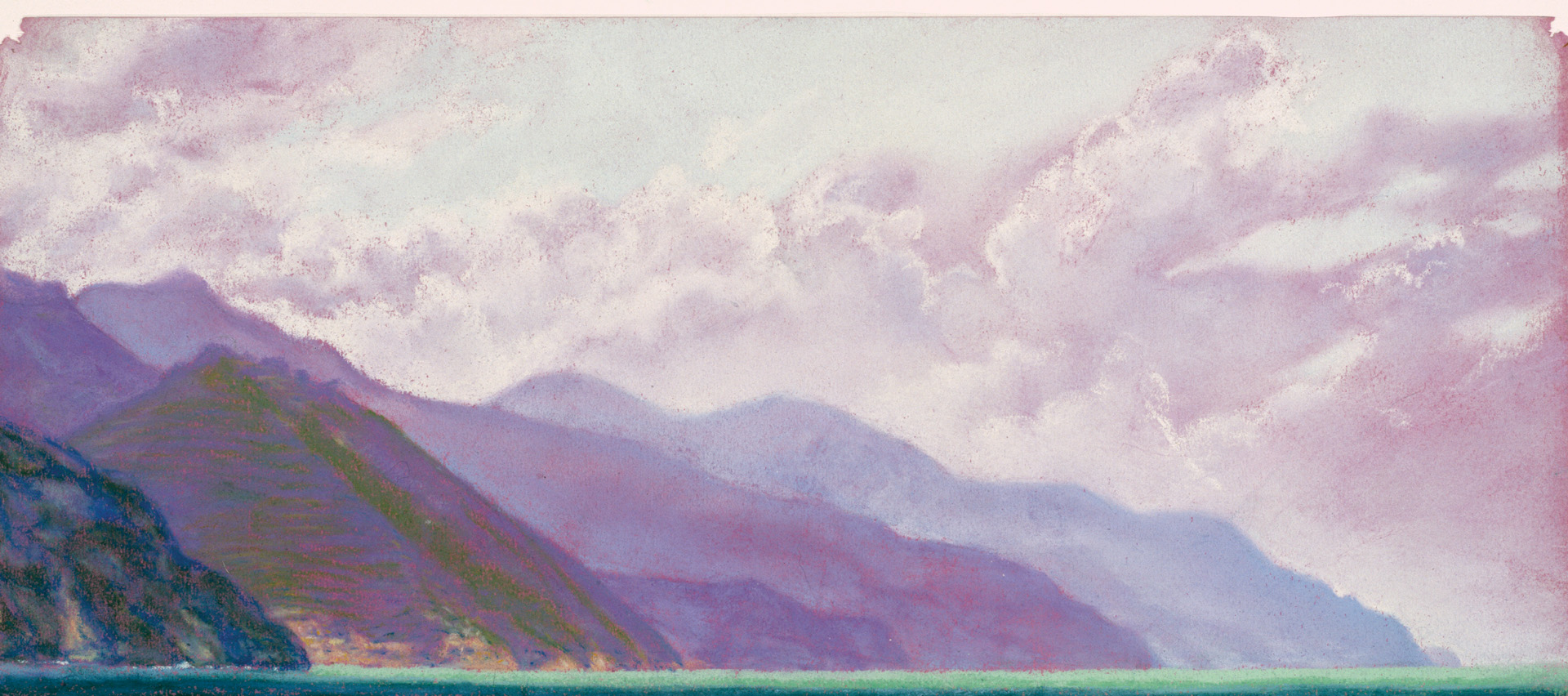 Cinque Terre - pastel, 1988