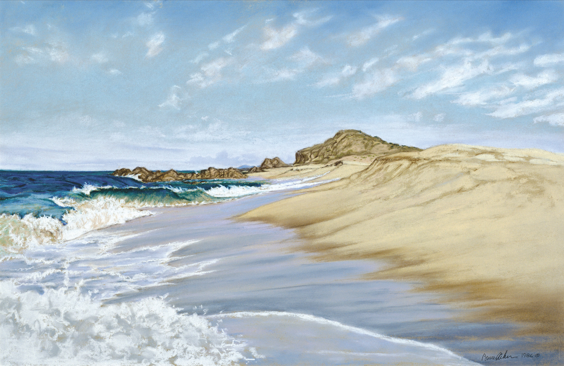 Todos Santos - pastel, 1987