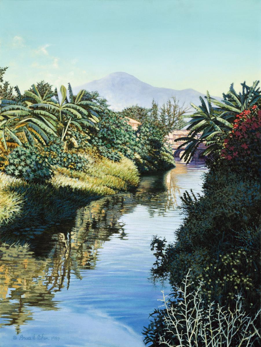 Reflexiones de Michoacan - Oil, 1989